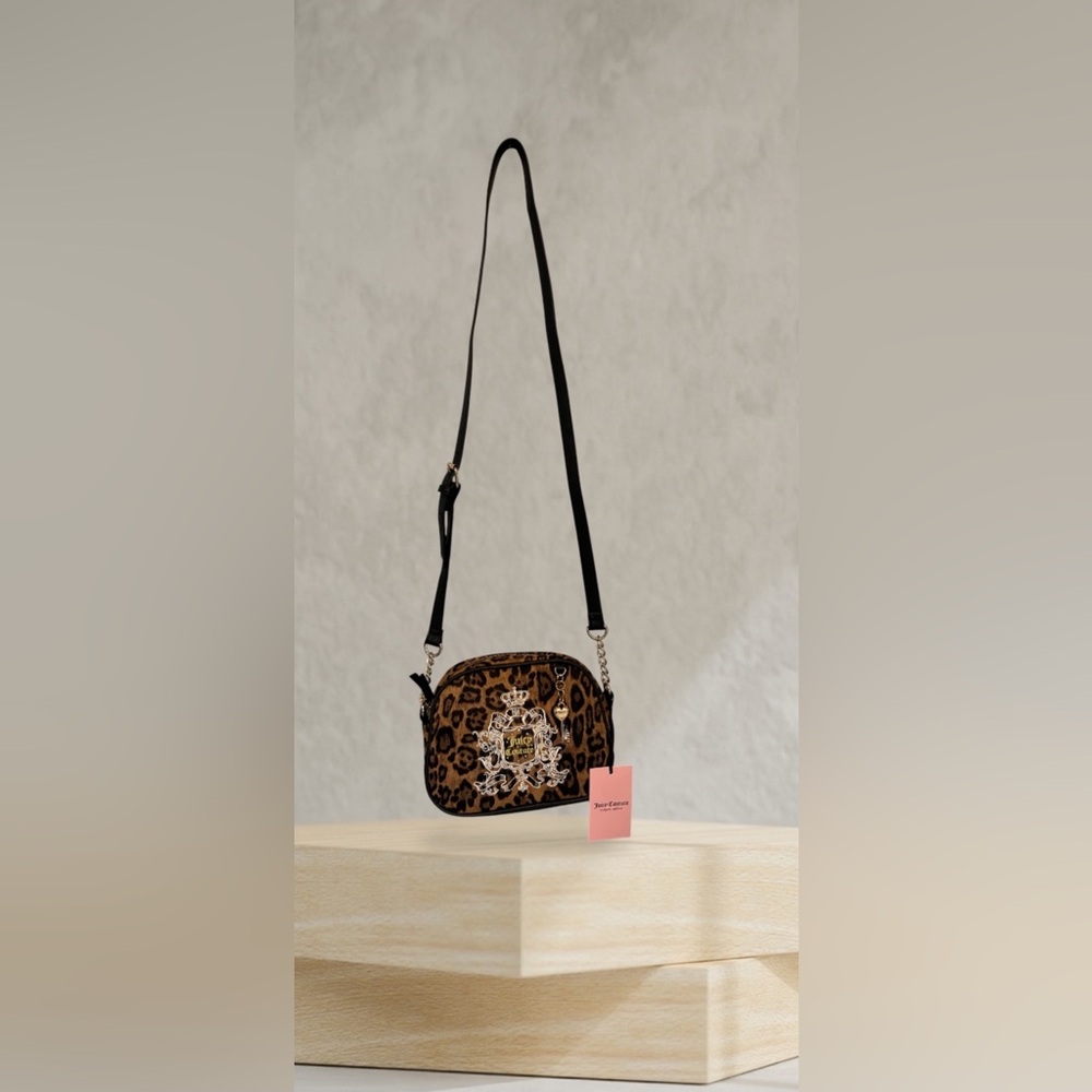 Juicy Couture Leopard Print Crossbody Bag